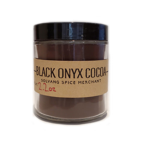 1/2 cup jar of Black Onyx Cocoa powder