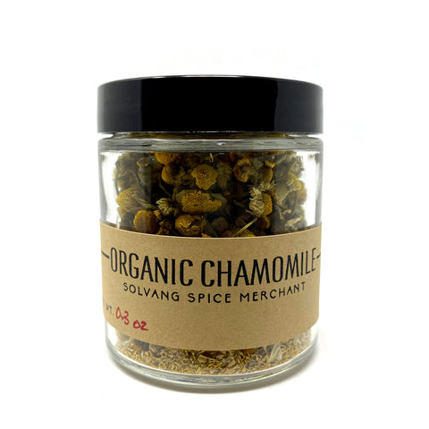 1/2 cup jar of  Organic Chamomile