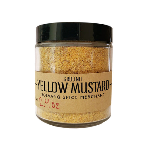 1/2 cup jar of ground yellow mustard