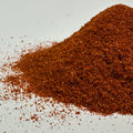 Loose pile of mild chili powder