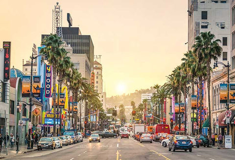 picture of Sunset strip in west Hollywood California