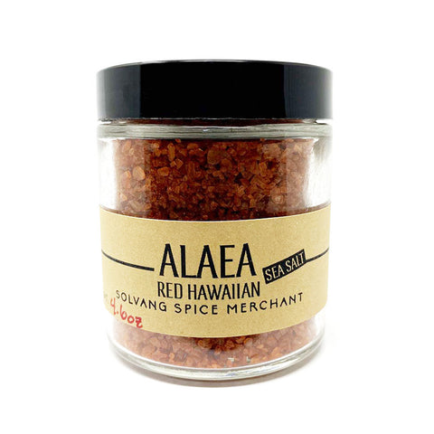 1/2 cup jar of Course Alaea Red Hawaiian Sea Salt