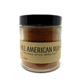 1/2 cup jar of All American Rub included in gift set