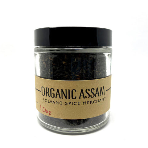 1/2 cup jar of  Organic Assam loose leaf tea