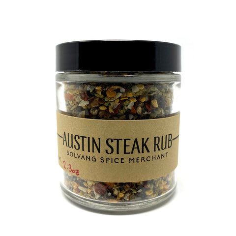 1/2 cup jar of Austin Steak Rub