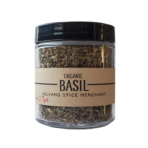 1/2 cup jar of Organic Basil