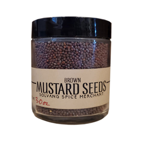 1/2 cup jar of Brown Mustard Seeds
