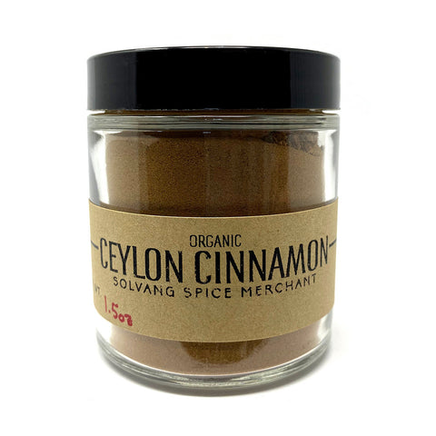 1/2 cup jar of Organic Ceylon Cinnamon