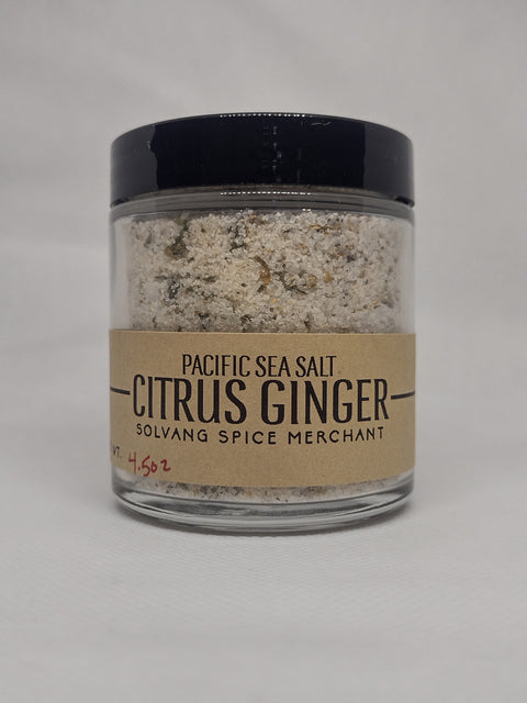 1/2 cup jar option for Citrus Ginger Pacific Sea Salt
