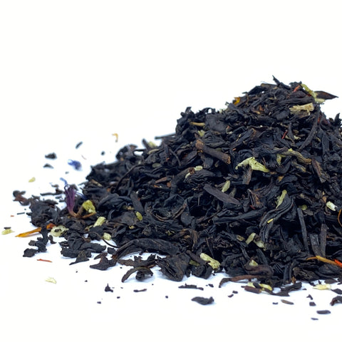 Pile of Coconut Rum loose leaf tea