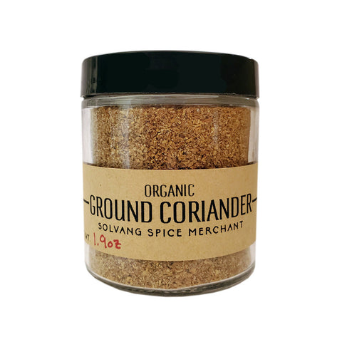 1/2 cup jar of Organic Ground Coriander