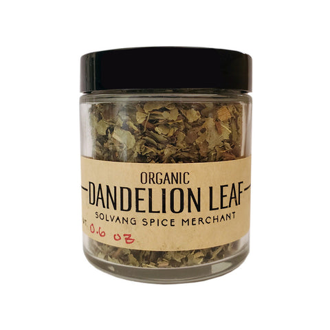 1/2 cup jar of Organic Dandelion Leaf
