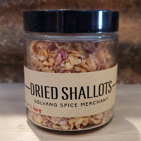 1/2 cup jar of dried shallots