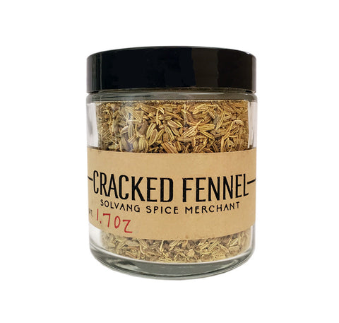 1/2 cup jar of cracked fennel