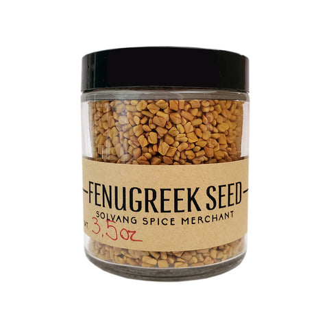 1/2 cup jar of Fenugreek Seeds
