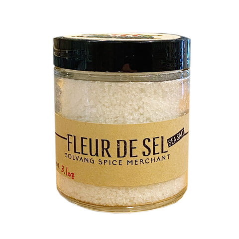 1/2 cup jar of Fleur De Sel sea salt