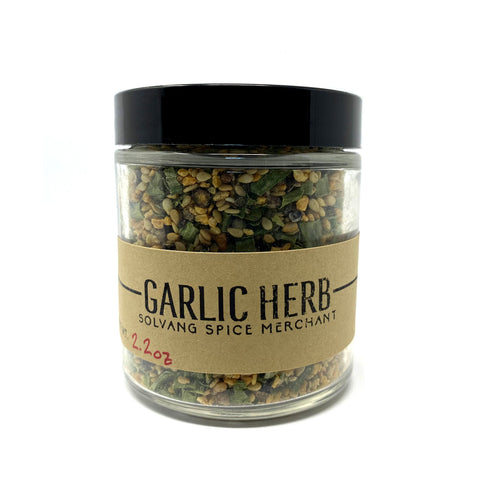 1/2 cup jar of Garlic Herb seasoning blend
