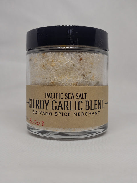 1/2 cup jar option of Gilroy Garlic Pacific Sea Salt