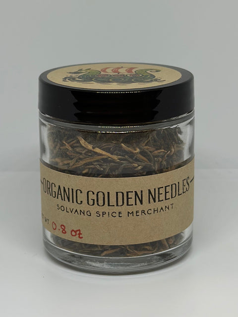 1/2 cup jar of Golden Needles loose leaf tea