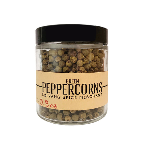 1/2 cup jar of Green Peppercorns