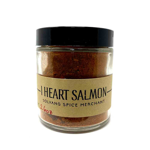 1/2 cup jar of I Heart Salmon blend included in gift set