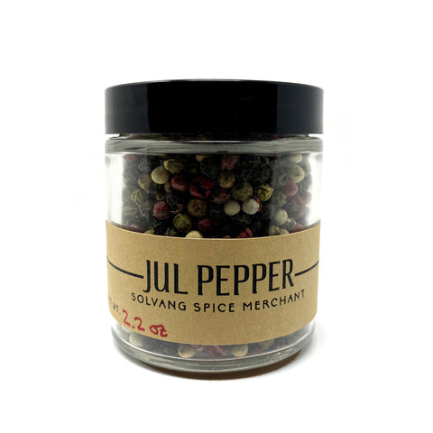 1/2 cup jar of Jul Pepper whole peppercorn blend