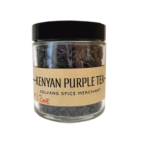 1/2 cup jar of Kenyan Purple Tea
