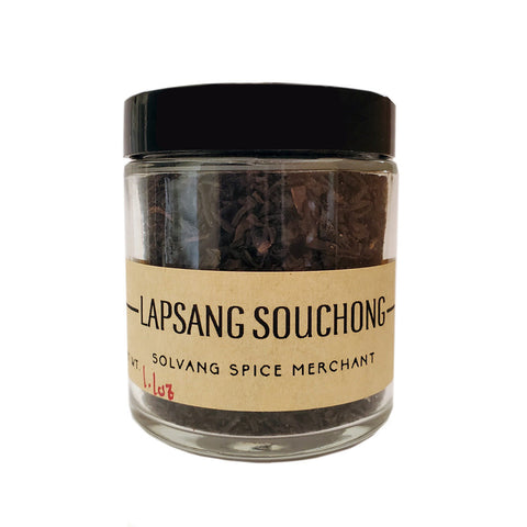 1/2 cup jar of Lapsang Souchong loose leaf tea