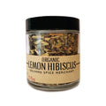 1/2 cup jar of Organic Lemon Hibiscus loose leaf tea