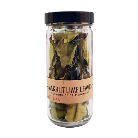 1 cup jar of Whole Makrut Lime Leaves
