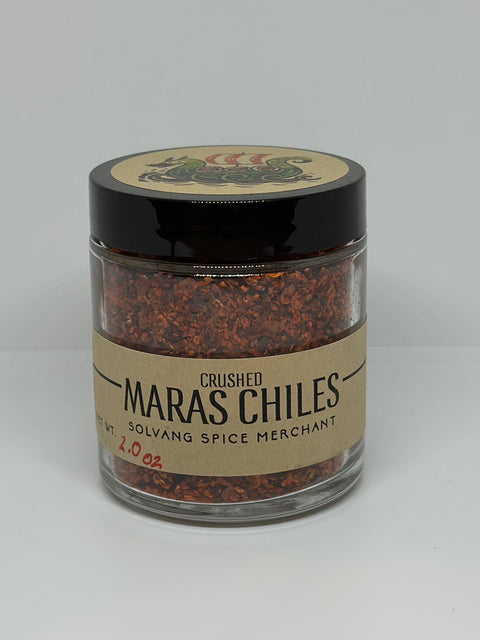 1/2 cup jar of crushed maras chiles