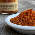 small dish with loose pile of Memphis Dry Rub