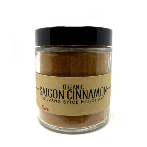 1/2 cup jar of Organic Saigon Cinnamon