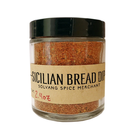 1/2 cup jar of Sicilian Bread Dip seasoning
