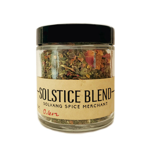 1/2 cup jar of Solstice Blend loose leaf tea