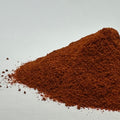loose pile of the spanish smoked hot paprika spice.
