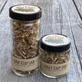 1 cup jar and 1/2  cup jar size options for Organic Ceylon Cinnamon