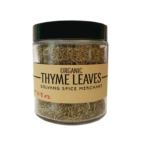 1/2 cup jar of Organic Thyme Leaf