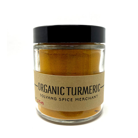 1/2 cup jar of Organic Turmeric Powder