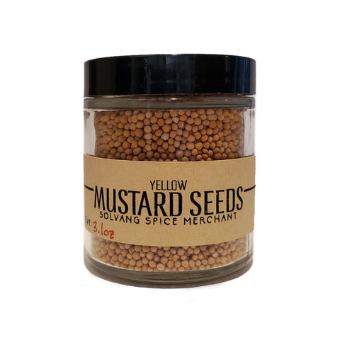 1/2 cup jar of whole yellow mustard seeds
